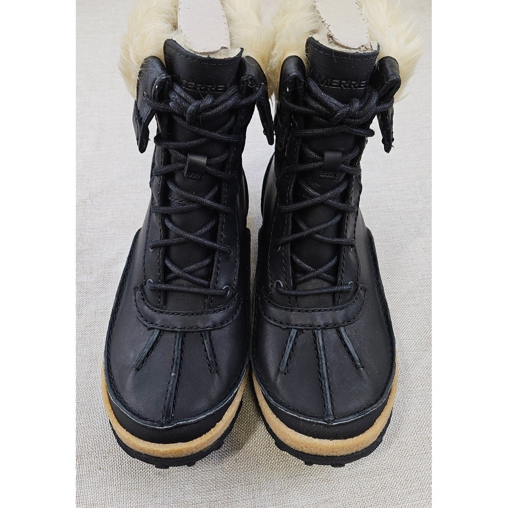 Merrell Tremblant Mid Polar Waterproof Black Duck Boots 200 Gram Womens‎ 5